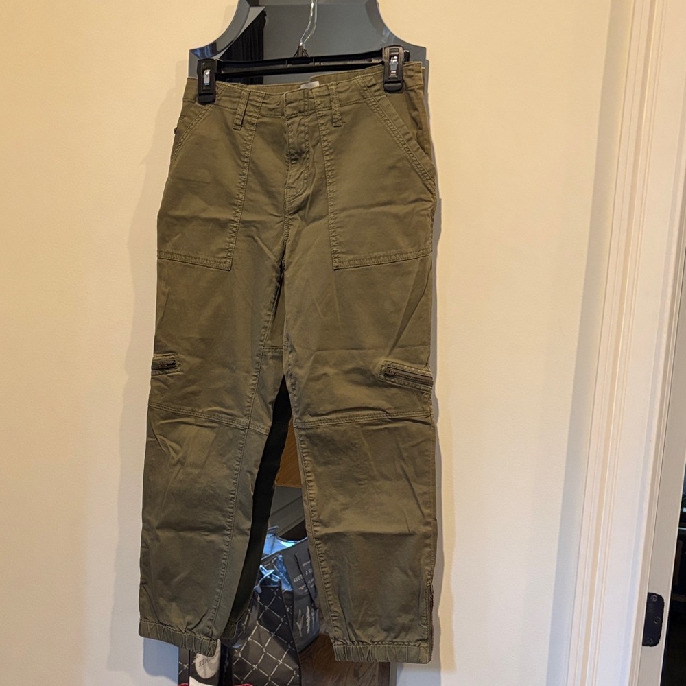 Joie Olive Ankle Cargo Pants